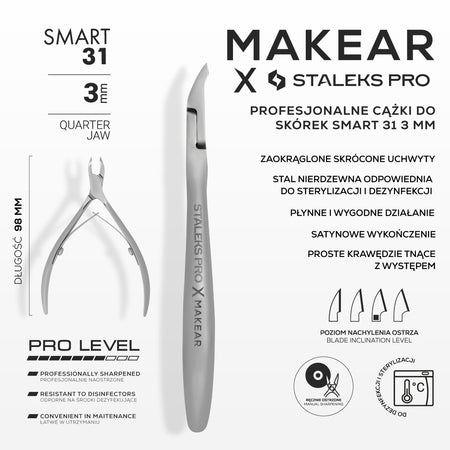 Staleks PRO- Cuticle nippers SMART 5 mm