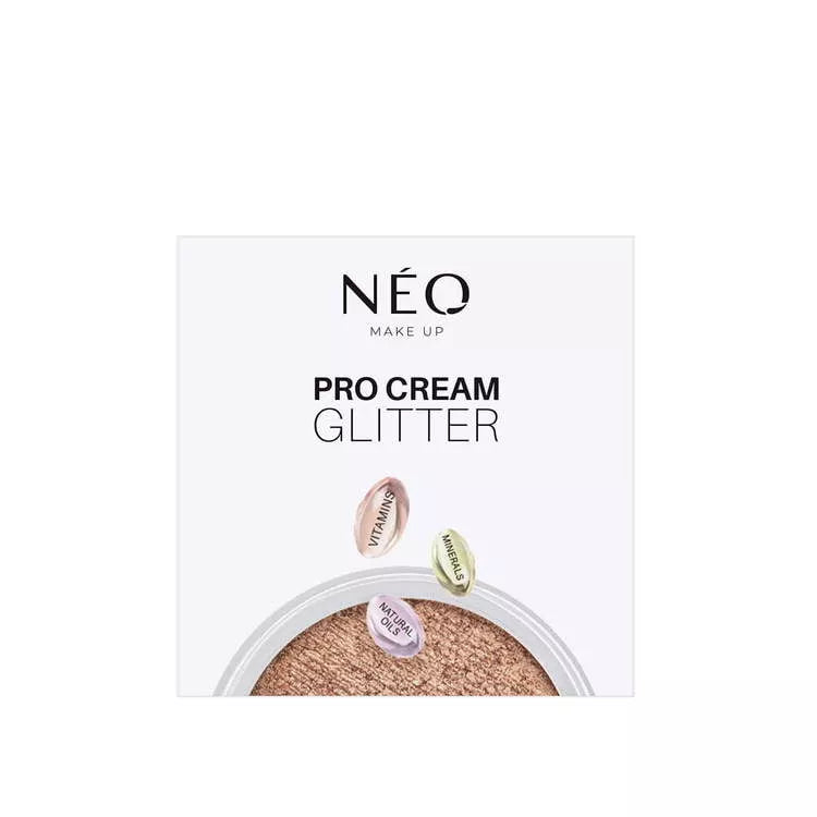 15 Pro Cream Glitter Sparkly Gold