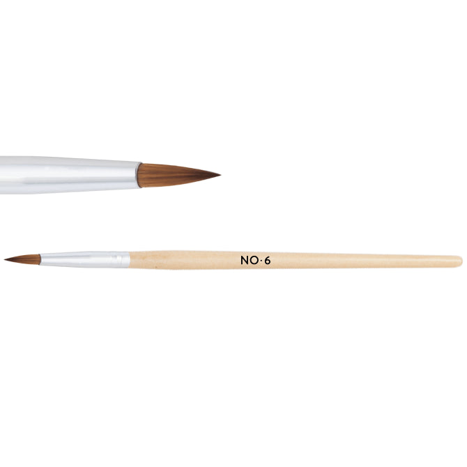 Wooden acryl Brush no 6