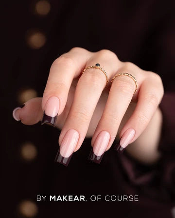 French Manicure Gel - Red Wine