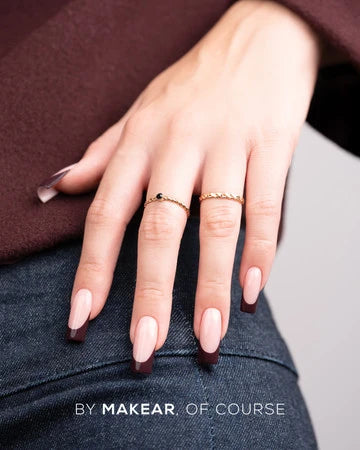 French Manicure Gel - Red Wine
