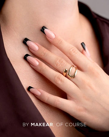 French Manicure Gel - Black