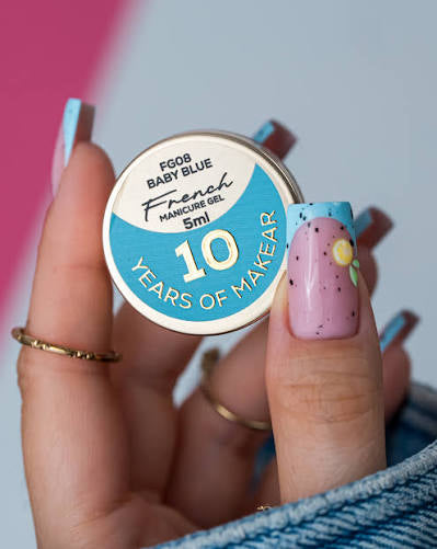 French Manicure Gel - Baby Blue