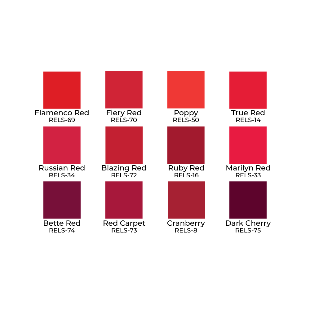 ALL RED LIP COLOR PALETTE