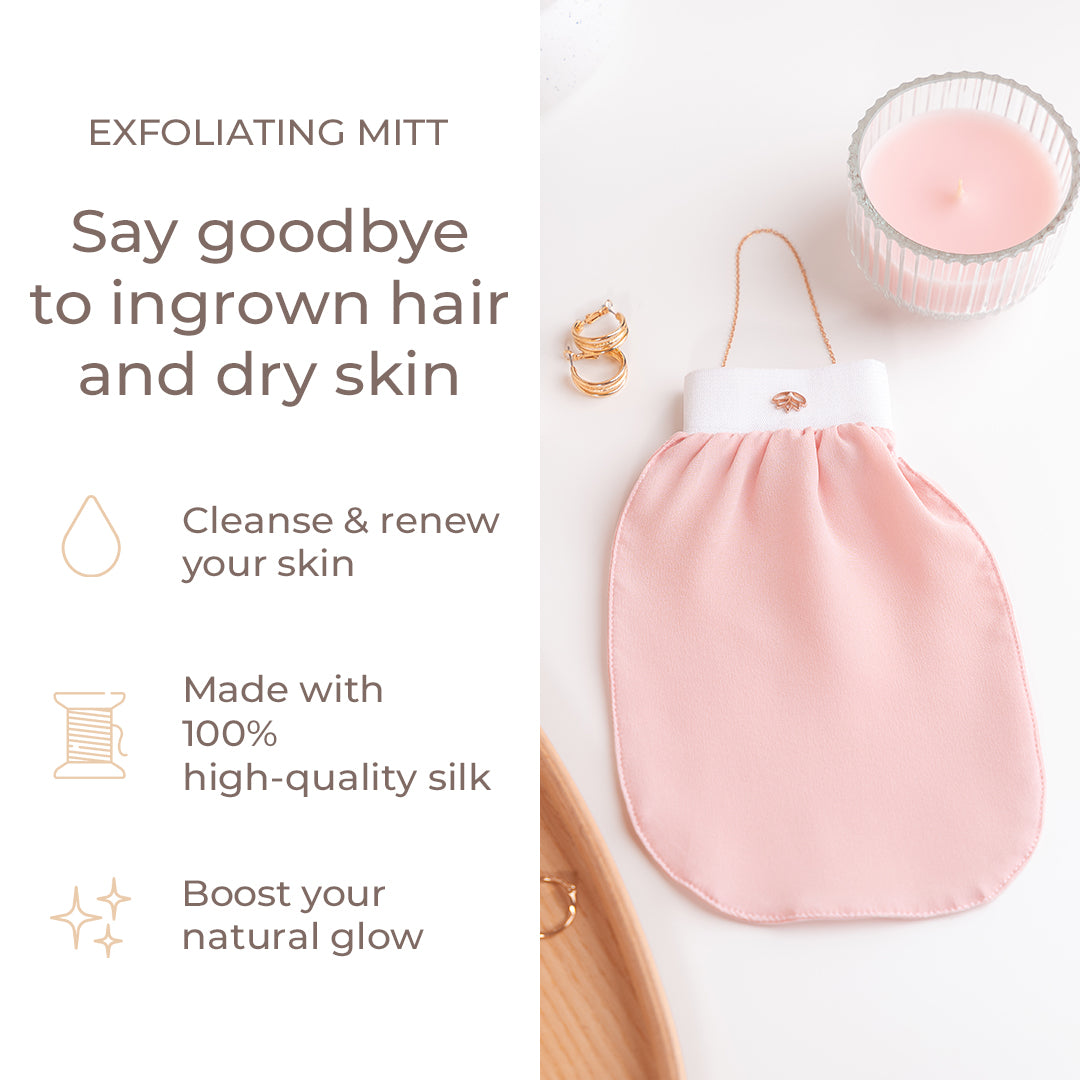 EXFOLIATING MITT - 100% Silki