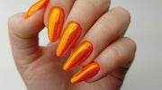 Pixel Effect Neon Orange