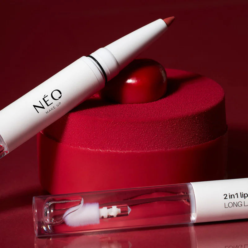 2in1 Lasting Lip Liner & Gloss 01