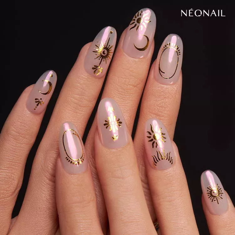 Astro Gold 06 nail stickers