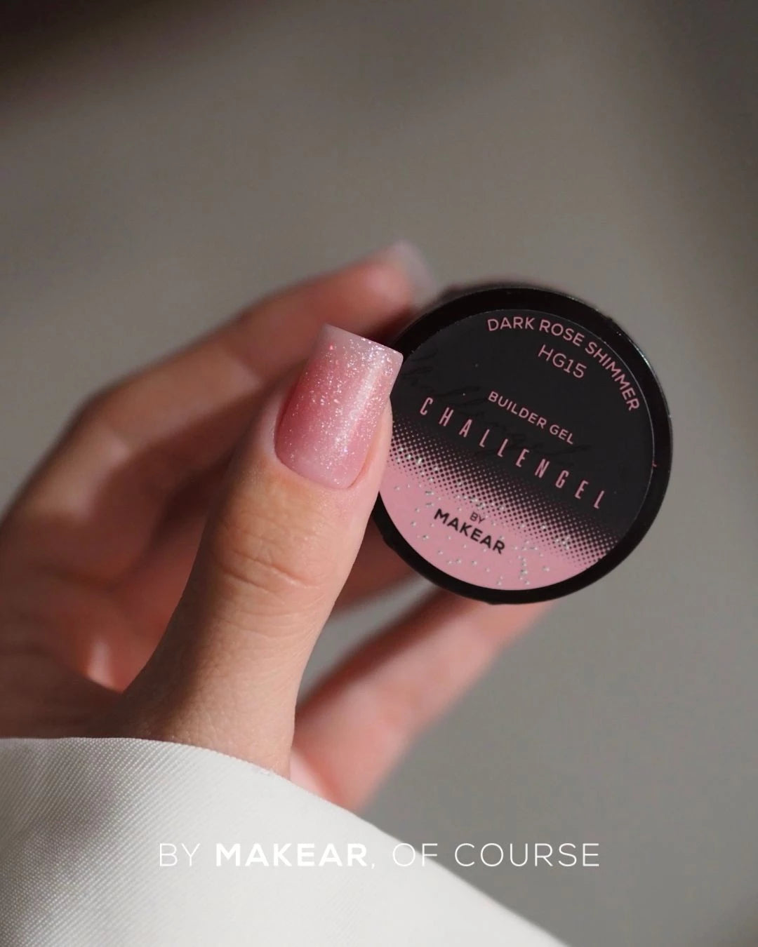 Builder gel - Challengel Shimmer Dark Rose
