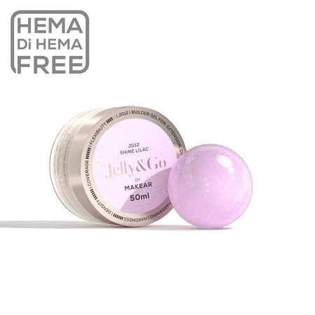 Jelly&Go Shine Lilac - jelly builder gel 50 ml