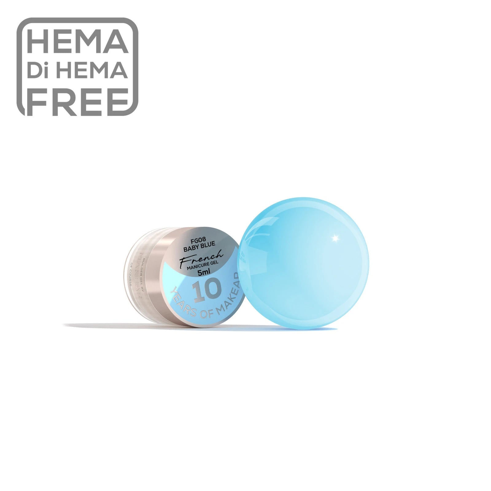 French Manicure Gel - Baby Blue