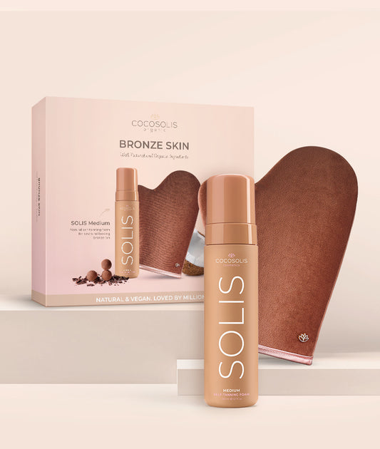 SET BRONZE - Solis Medium & Self Tanning Mitt