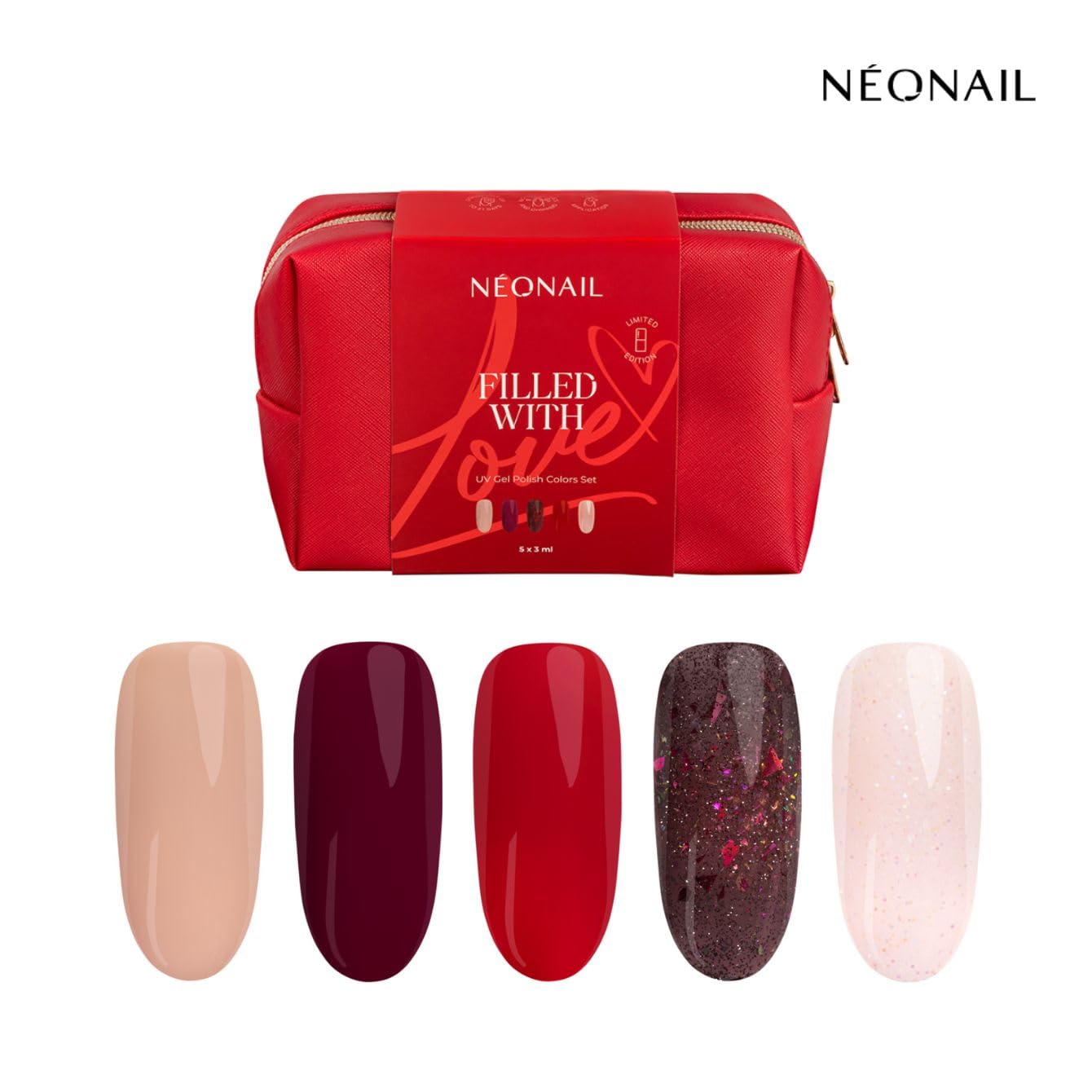 NEONAIL – FILLED WITH LOVE – UV Gel Polish Colors Set