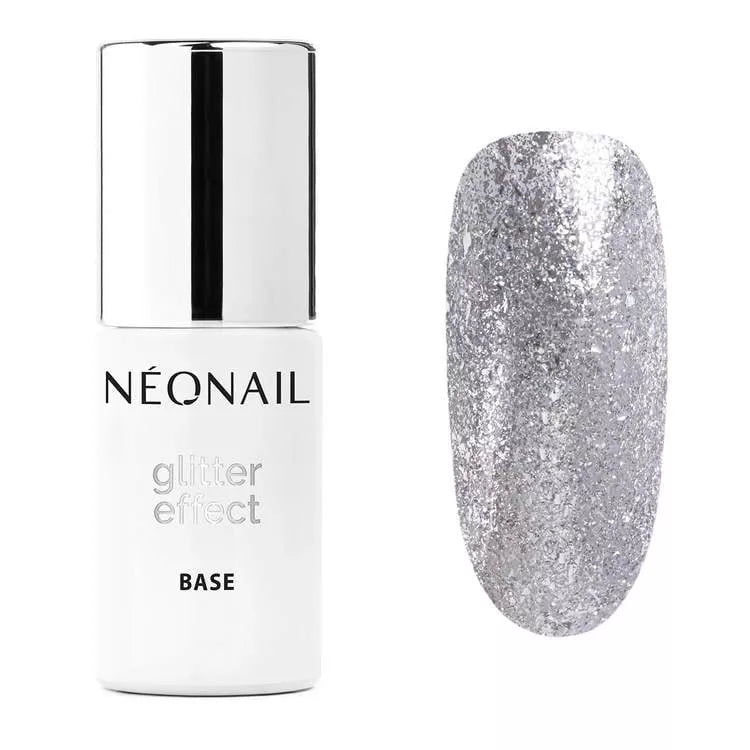 Glitter Effect Base Silver Twinkle