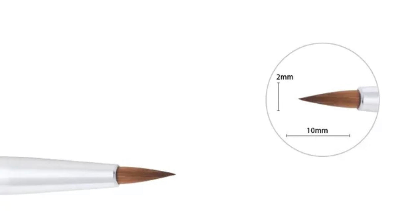 Wooden brush for acrylic No.2