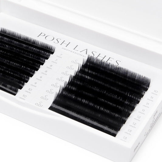 SILK Volume Lashes, Black, C, 0.07