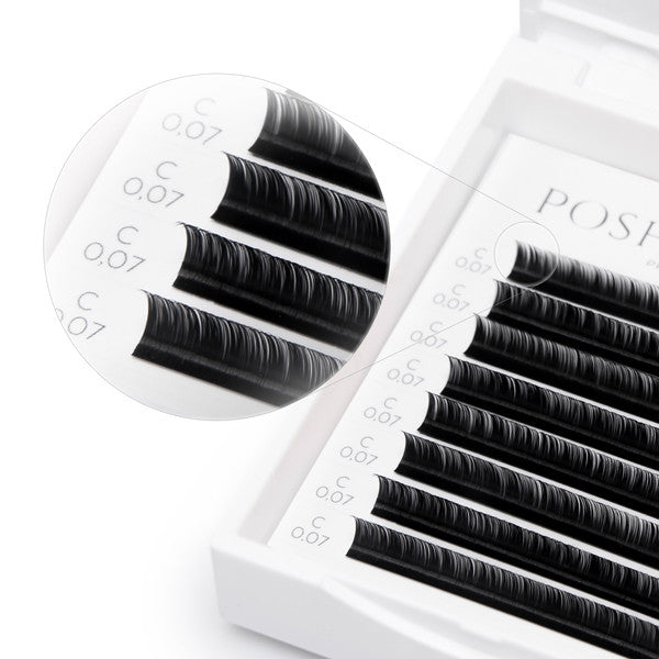 SILK Volume Lashes, Black, C, 0.07
