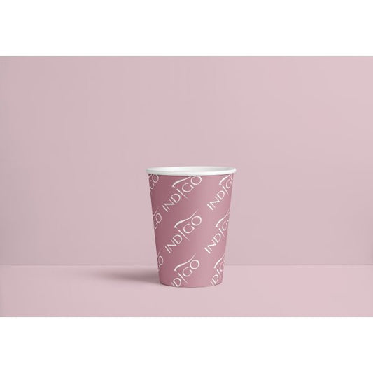 Indigo paper cup