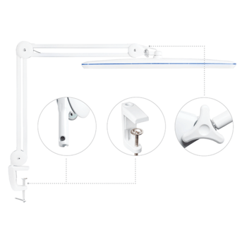 Shadowless LED lamp