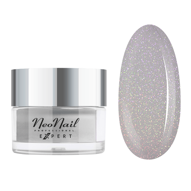 Titanium Dip Powder NN EXPERT 20 g - Silver Confetti