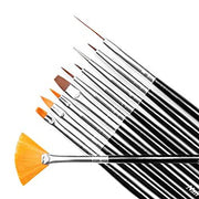 Synthetic Brush Set - 10 brushes