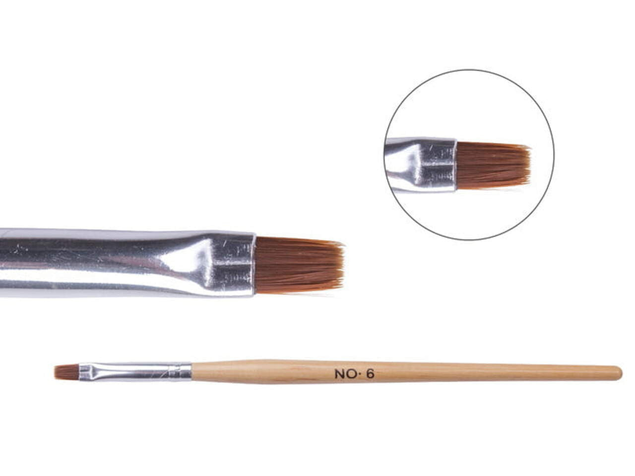 Natural Wooden brush No.6