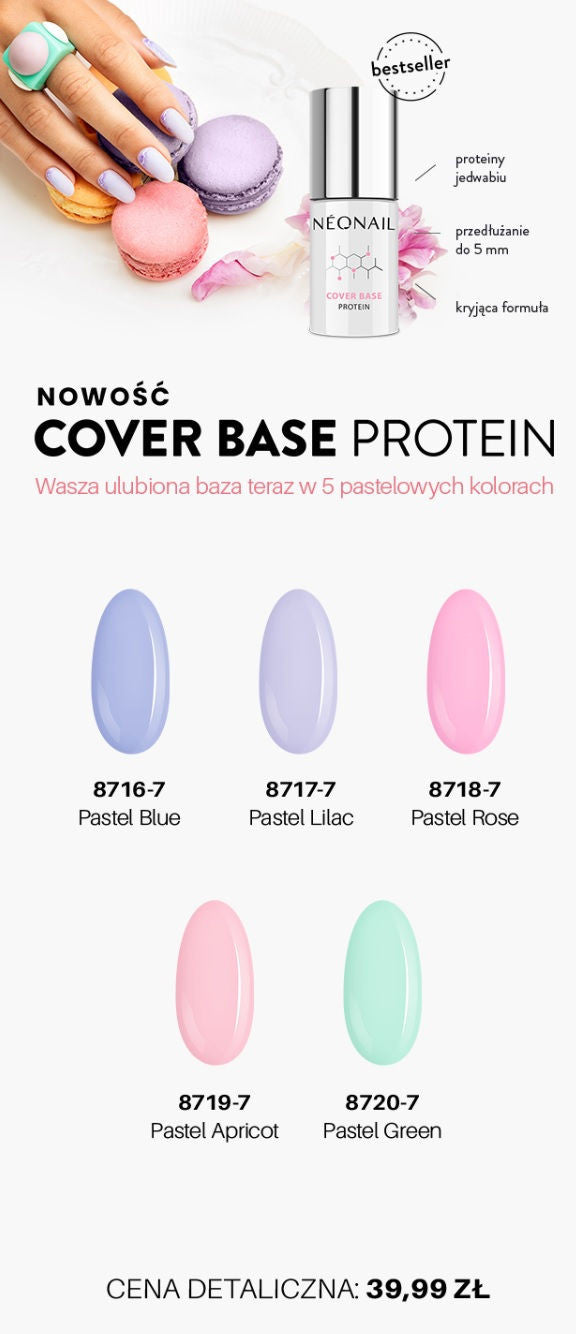 Cover Base Protein Pastel Blue