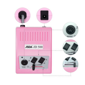 JSDA Nail Drill JD 500 Rose 35W